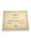 rare 1958 sikorsky signed aircraft division helicopter s-58 flight certificate.