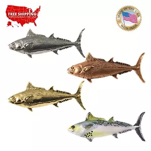 Pin o imán refrigerador de pewter Little Tunny falso pez albacora, S055 - Imagen 1 de 9