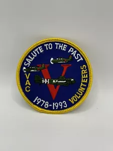 VTG 1978-1993 VALIANT AIR COMMAND Museum VOLUNTEERS Patch airplane, warbird NOS - Picture 1 of 3