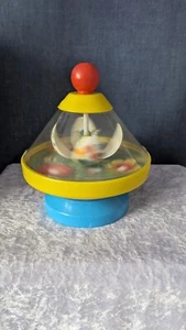 Vintage Chicco Spinning Bee Spinning Top With Bell - Picture 1 of 12