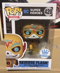Funko POP DC Super Heroes Reverse Flash #420 Funko Shop Exclusive With Protector - Bild 1 von 7