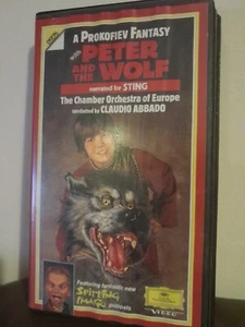 Prokofjew: Peter und der Wolf (VHS 1993) komplett mit Booklet erzählt von Sting - Bild 1 von 3