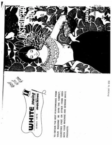 White W404-W415-W426 Sewing Machine/Embroidery/Serger Owners Manual Reprint - Picture 1 of 1