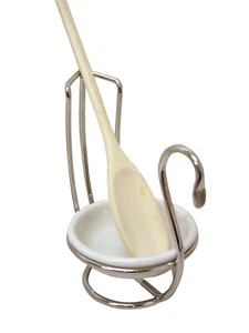 (OY315) SOPORTE APOYACUBIERTOS REPOSA CUCHARAS REPOSACUCHARAS CERAMICA GRANDE - Picture 1 of 3