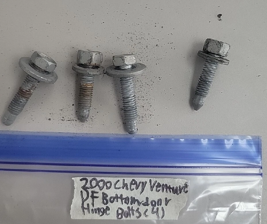 Chevrolet Venture DF 2000 bisagra de puerta inferior delantera izquierda 69235 pernos Foto 1 de 1