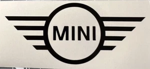custom Mini Style logo x2 Badge Car Vinyl Decal Sticker Minicooper Classiccar - Picture 1 of 1