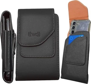 Funda inalámbrica de cuero para teléfono celular móvil I soporte de cuero para teléfono celular - Imagen 1 de 20