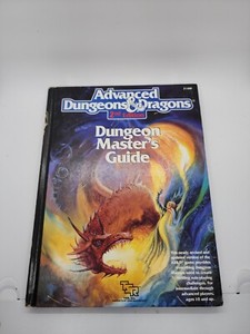Advanced Dungeons & Dragons Dungeon Masters Guide AD&D 2nd Edition Book