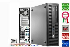 COMPUTER  HP ELITE 705 G3 SFF  CPU AMD A6 PRO 7400  SSD 120  8GB RAM  WINDOWS 10