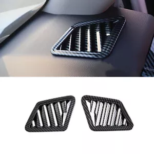 Carbon Fiber Dashboard Air Outlet Cover Trim For Mitsubishi Triton Ute 2023 2024 - Picture 1 of 6