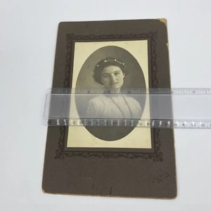 Womens portrait Lizzie Vintage Studio Photograph on Board - Picture 1 of 11