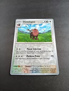 Pokemon Paldean Fates Oinkologne Reverse Holo Uncommon Card 072/091 NM - Picture 1 of 1