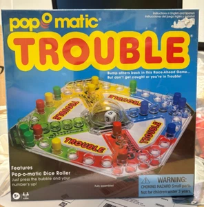 Pop-O-Matic Trouble Juego de Mesa - Juego Familiar Noche Niños Adultos Original Clásico - Imagen 1 de 2