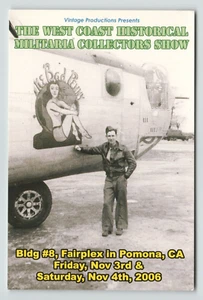 Postcard 4x6 CA Advertisement West Coast Historical Militaria Collections Show - Picture 1 of 2