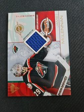 2003-04 PACIFIC TITANIUM JAMIE MCLENNAN #47 DRAFT DAY EDITION GAME-WORN JERSEY