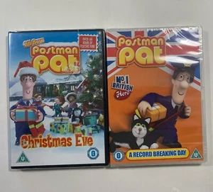 Postman Pat: Christmas Eve (2007) & A Record Breaking Day 2x. DVDs cert U New - Picture 1 of 6