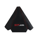 Ford ST Line Black Leather Gear Stick Collar With Red Stitching Fiesta Focus
