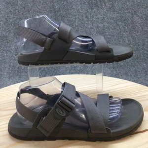 Chaco Sandal Mens 10 Gray Lowdown 2 Open Toe Slip On Fisherman Casual Comfort - Picture 1 of 18