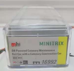 Minitrix 16992 Powered Maintenance Rail Car, MFX Digital. - Picture 1 of 3