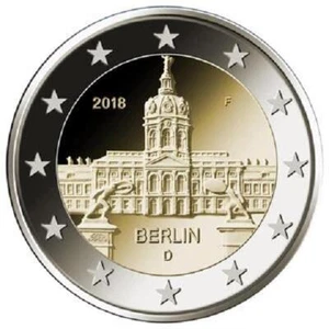 2 Euro Germany 2018 Berlin Charlottenburg Palace Mz. F (Stuttgart) - Picture 1 of 3