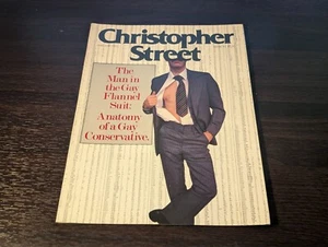 Christopher Street Magazine Jan 1983 Issue 72 Anatomy Gay Conservative Clean! - Foto 1 di 8