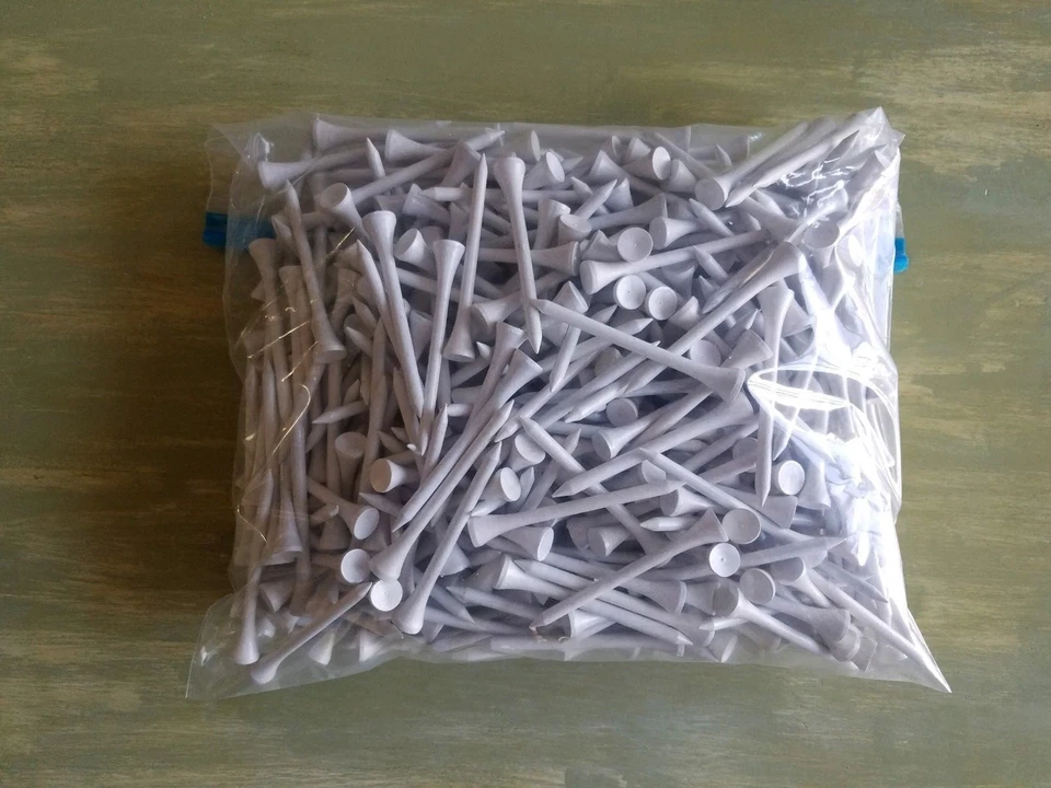 100 Bulk 2 3/4" 70mm Golf Tees Brand New White  - Image 1 of 1