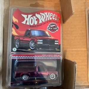 2023 Hot Wheels Mattel Collettore RLC 1990 Chevy 454 SS Spectraflame Rosso NUOVO - Foto 1 di 2