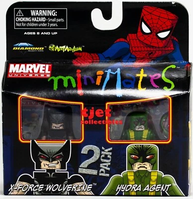 Marvel Universe Minimates X-Force Wolverine & Hydra Agent 2009 Nuevo Foto 1 de 4