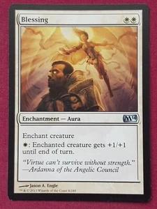 Magic The Gathering 2014 CORE SET M14 BLESSING white card MTG - Picture 1 of 2