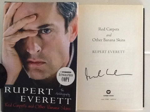 Rupert Everett SIGNED Autobio Julia Roberts Madonna Warhol London Scene HC/DJ Cover