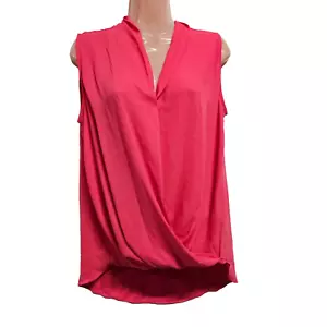 Camicia blusa top senza maniche Pleione avvolgente donna taglia M - Foto 1 di 13