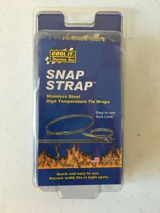 Thermo-Tec 13102 Snap Straps - 6-Pack - Stainless Steel Tie Wraps Made in USA! - Picture 1 of 5