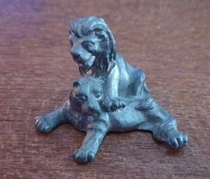 Vintage 1981 Hudson Fine Pewter Noahs Ark Collection - LIONs Figur - Bild 1 von 4