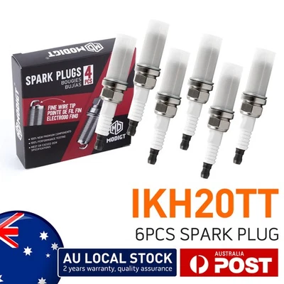 6 X IRIDIUM SPARK PLUGS IKH20TT for Suzuki Mercedes Benz Citroen Toyota - image 1 of 4