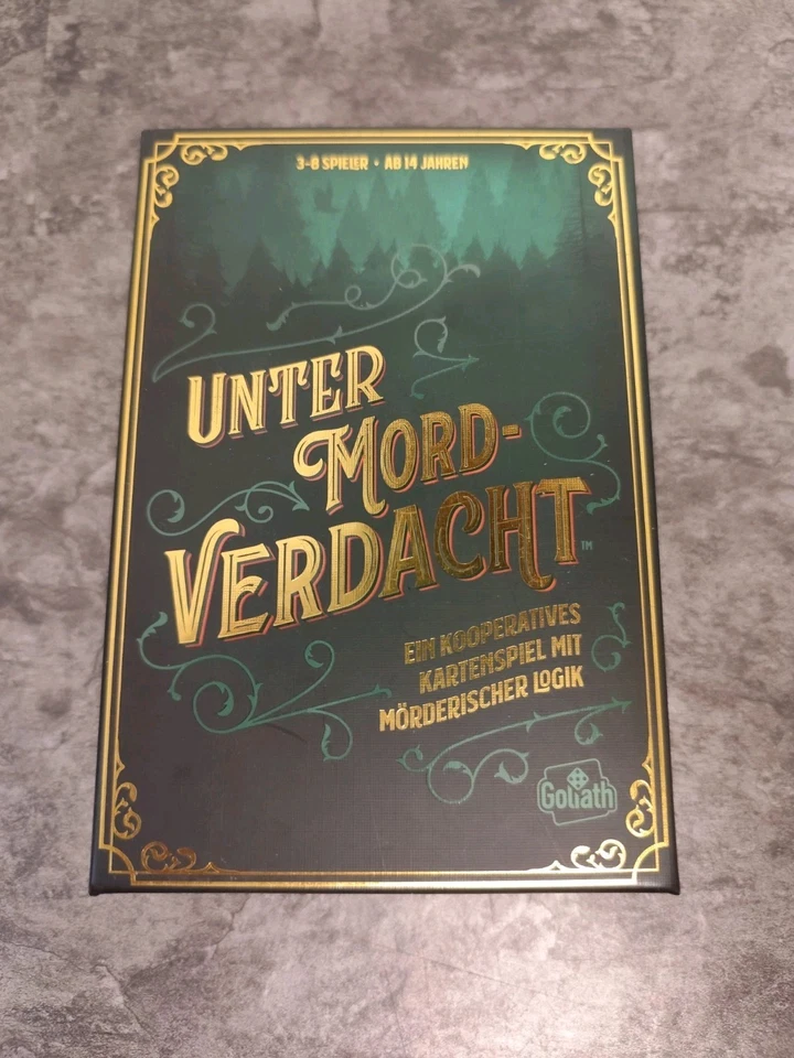 GOLIATH Unter Mordverdacht! Ein kooperatives mit mörderischer Logik Kartenspiel - Bild 1 von 3