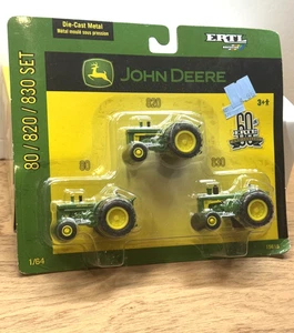 Ertl John Deere 80/820/830 Set 1/64 #15615 NIB Die Cast Metal - Picture 1 of 4
