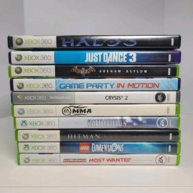 Xbox 360 Microsoft Game Bundle Lot of 10 Many are CIB Read Description