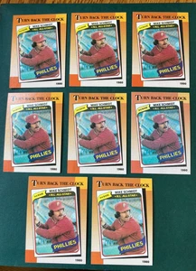 MIKE SCHMIDT BASEBALL KARTEN LOT 8 "TURN BACK THE CLOCK" TOPPS VINTAGE - Bild 1 von 2