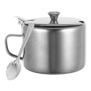 3 Stück Gewürz Küche Glas Gewürzgläser Edelstahl Behälter - Bild 1 von 12