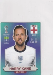 Panini Qatar World Cup Sticker 2022 Royaume-Uni Numéro Étroit 18 Harry Kane - Picture 1 of 1