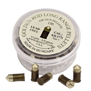 PALLINI SKENCO GOLDEN ROD CAL 4.5 PZ 150 177 piombini - Foto 1 di 1