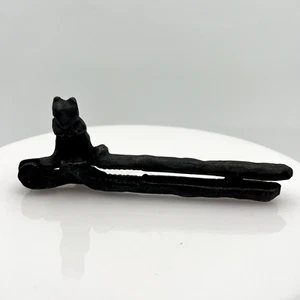 Vtg Black Cast Iron 6" Squirrel Nut Cracker - Picture 1 of 5