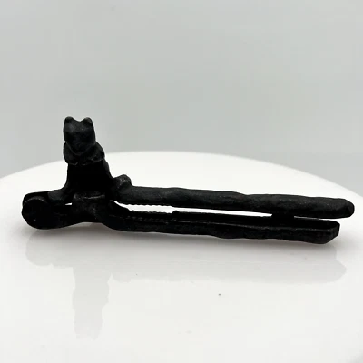 Vtg Black Cast Iron 6" Squirrel Nut Cracker - Image 1 of 4