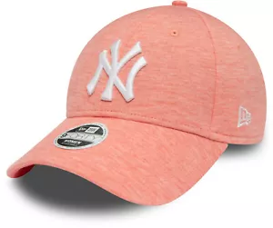 Gorra de béisbol New York Yankees para mujer New Era 9Forty Jersey rosa pastel - Imagen 1 de 6