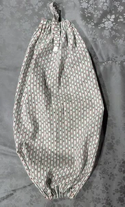 Handmade Fabric Plastic Grocery Bags Holder/Dispenser 100% Cotton - Picture 1 of 3