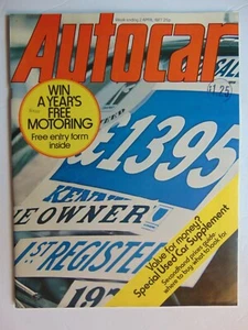AUTOCAR MAGAZIN 2. April 1977 Gebrauchtwagen Preiszuschlag - Bild 1 von 1