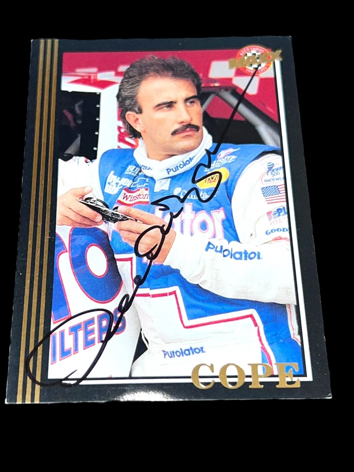 Derrike Cope DAYTONA 500 WINNER VINTAGE 1992 MAXX #U4 autographed NASCAR card - Image 1 of 1