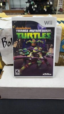 TEENAGE MUTANT NINJA TURTLES NINTENDO WII VIDEO GAME IN BOX NO MANUAL - Image 1 of 4