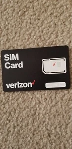 New Verizon SIM Card (BULKSIM-TRI-A) Regular, Micro, Nano, 3G, 4G, LTE, 3FF, 4FF - Picture 1 of 1