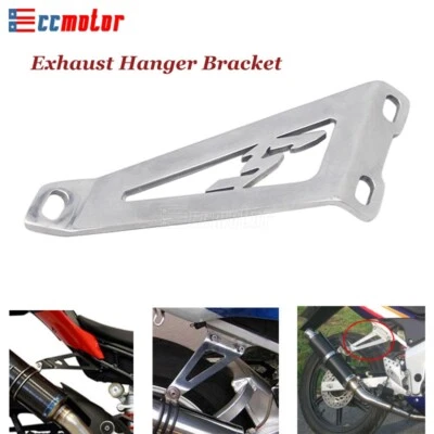 Soporte de suspensión de escape cromado para Suzuki Kawasaki Ninja ZX6R Ninja ZX9R 1998-06 Foto 1 de 4